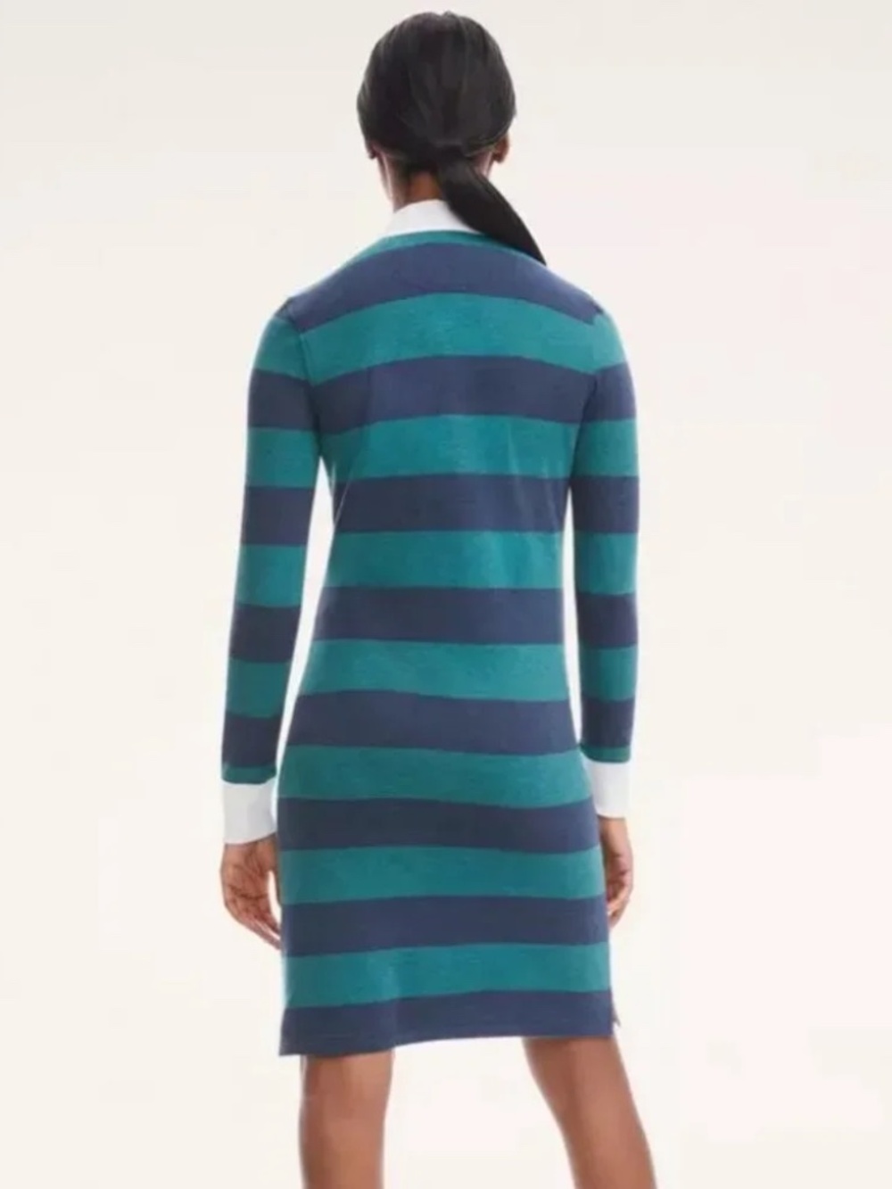 Brooks Brothers Cotton Pique Rugby Stripe Dress - Picture 2 of 9